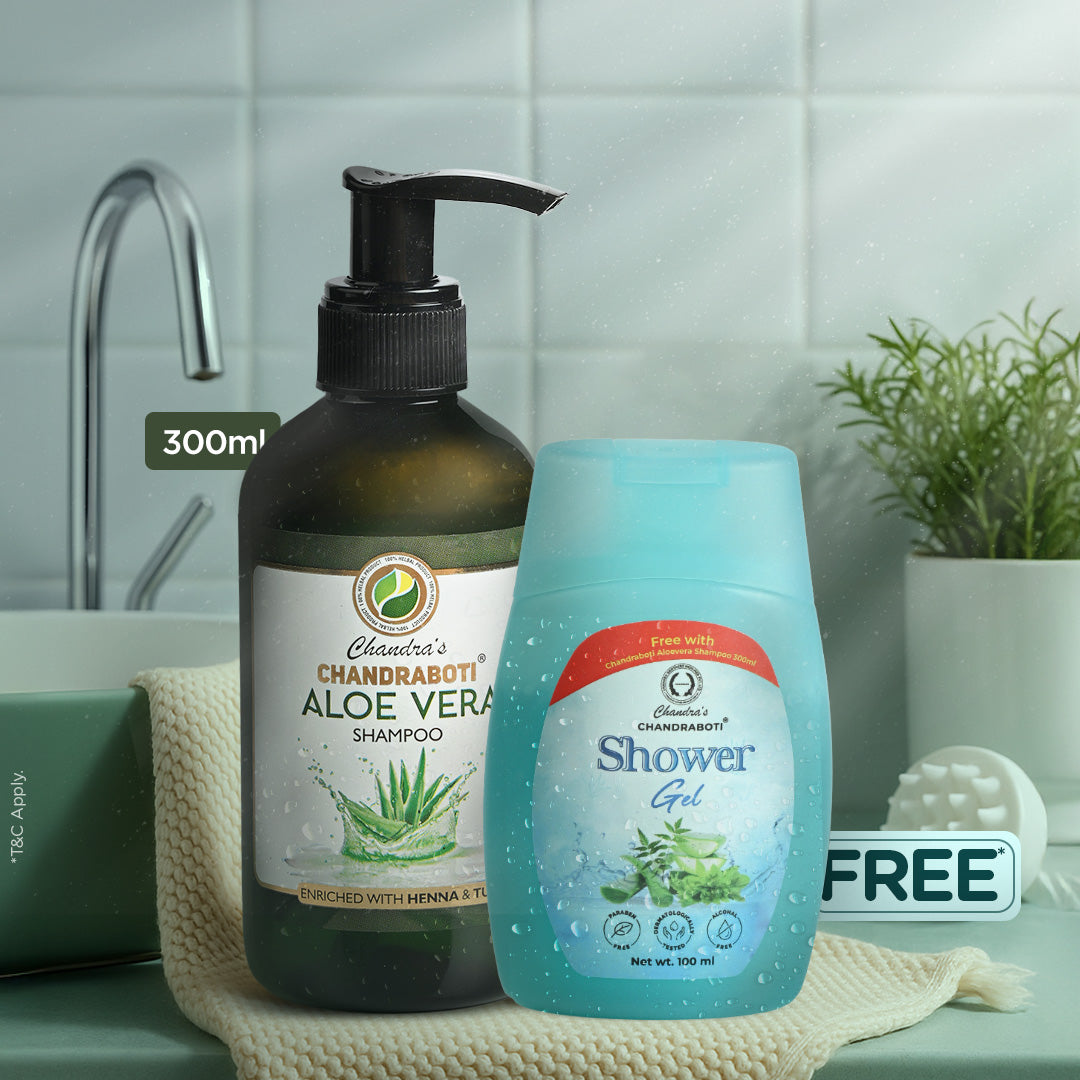 Aloe Vera Shampoo 300 ML (Buy 1 and Get a FREE Shower Gel)