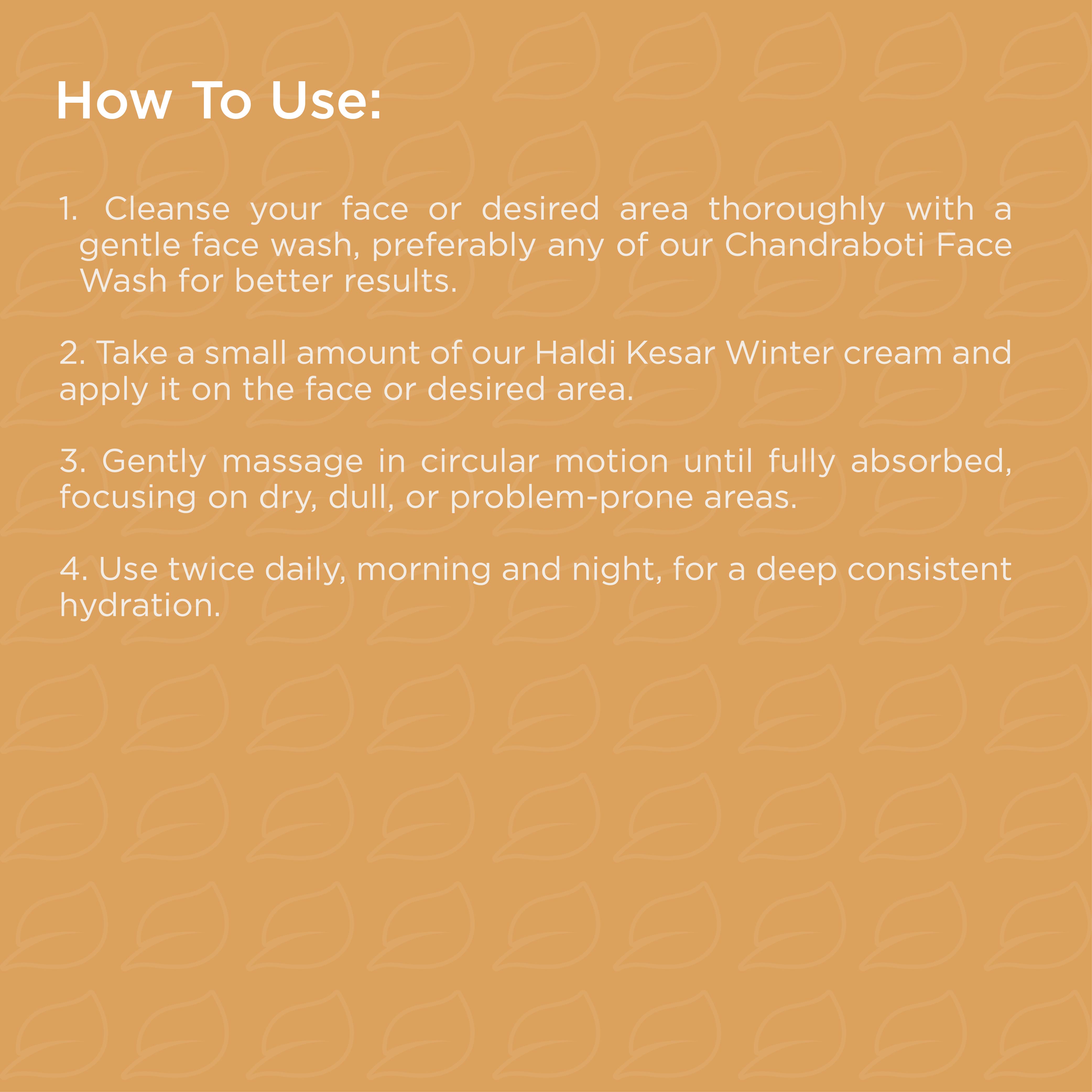 Haldi Kesar Winter Cream with SPF 50gm