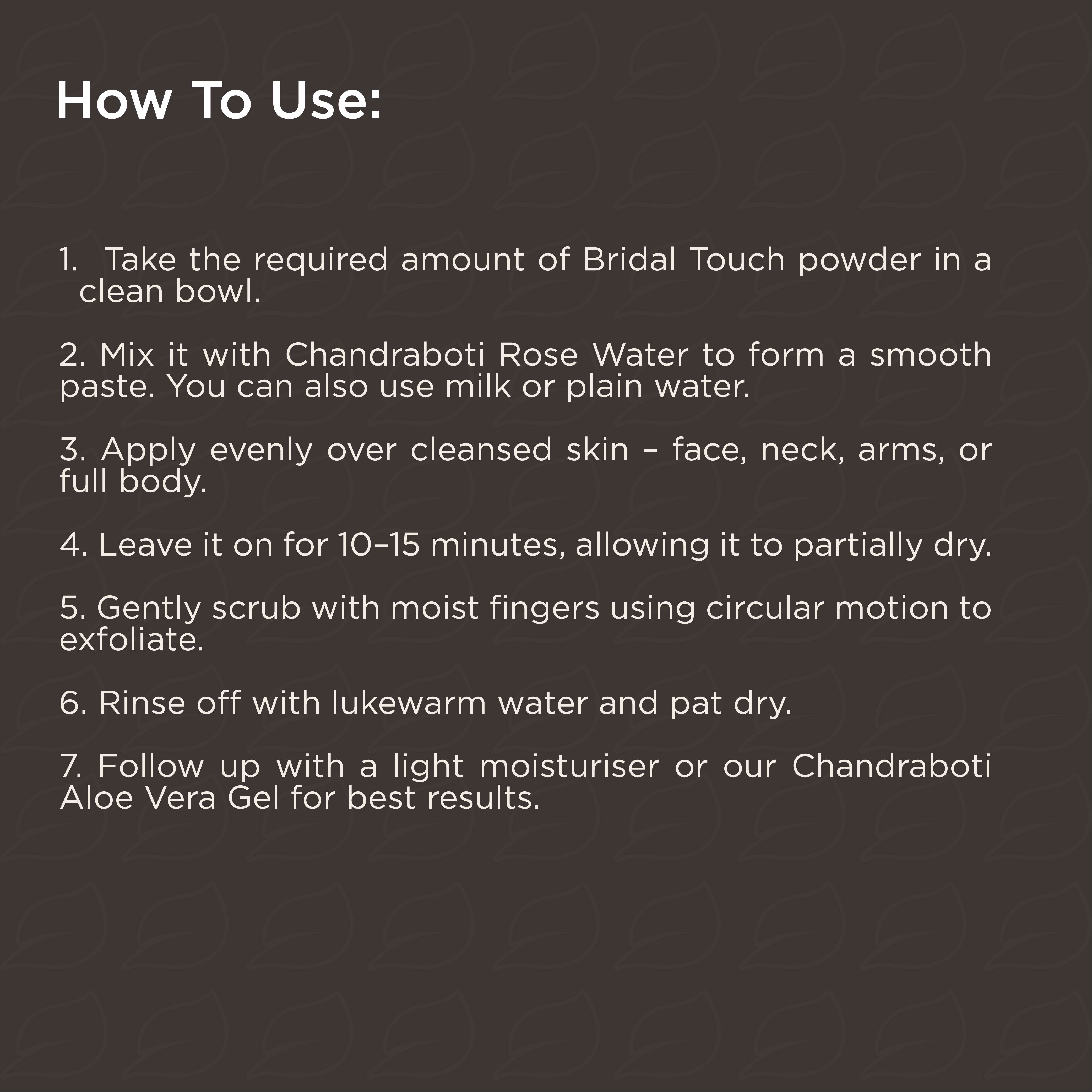 Chandraboti Bridal Touch Body & Face Pack