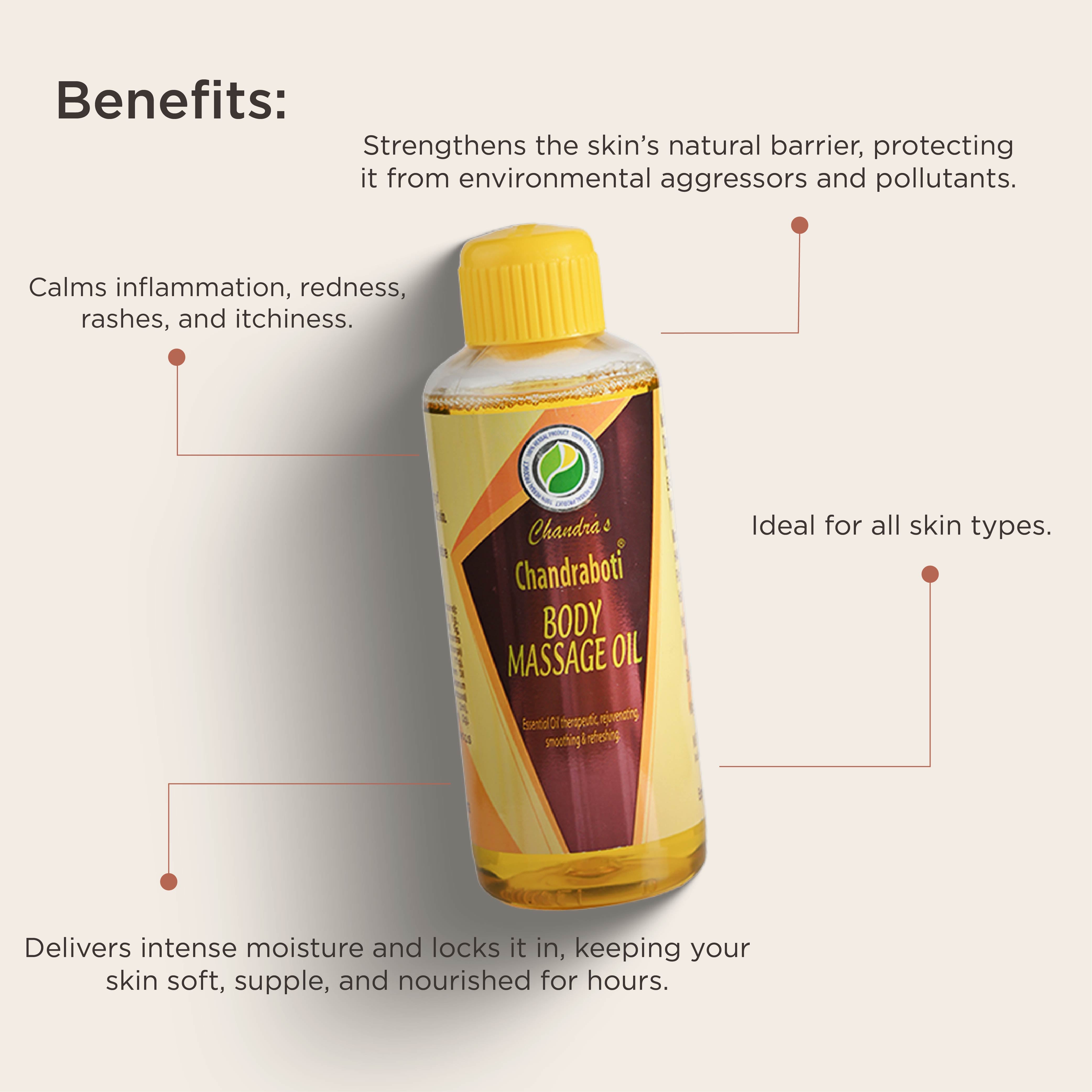 Chandraboti Body Massage Oil 500ML