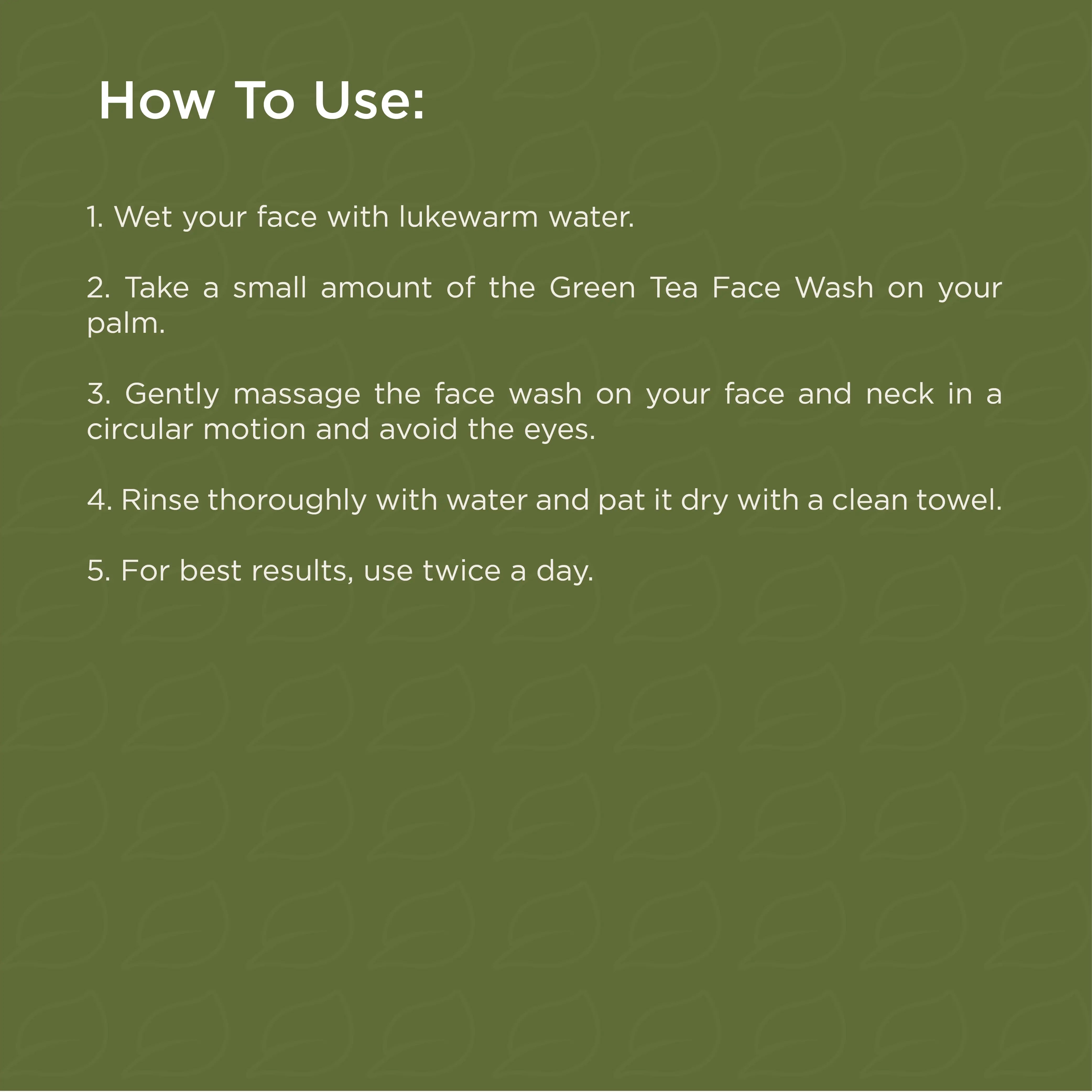 Chandraboti Green Tea Face Wash 150ML