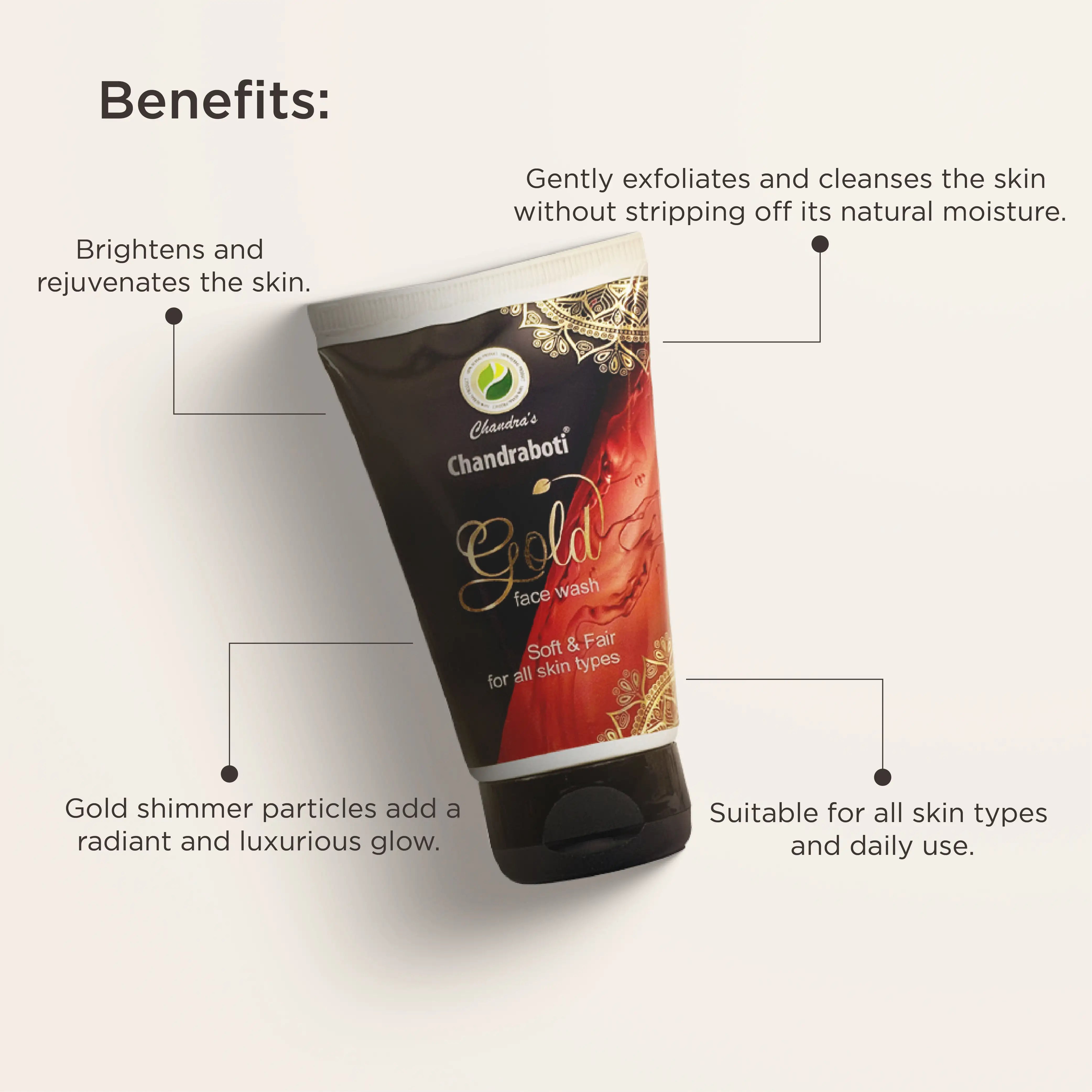 Chandraboti Gold Facewash 100ML