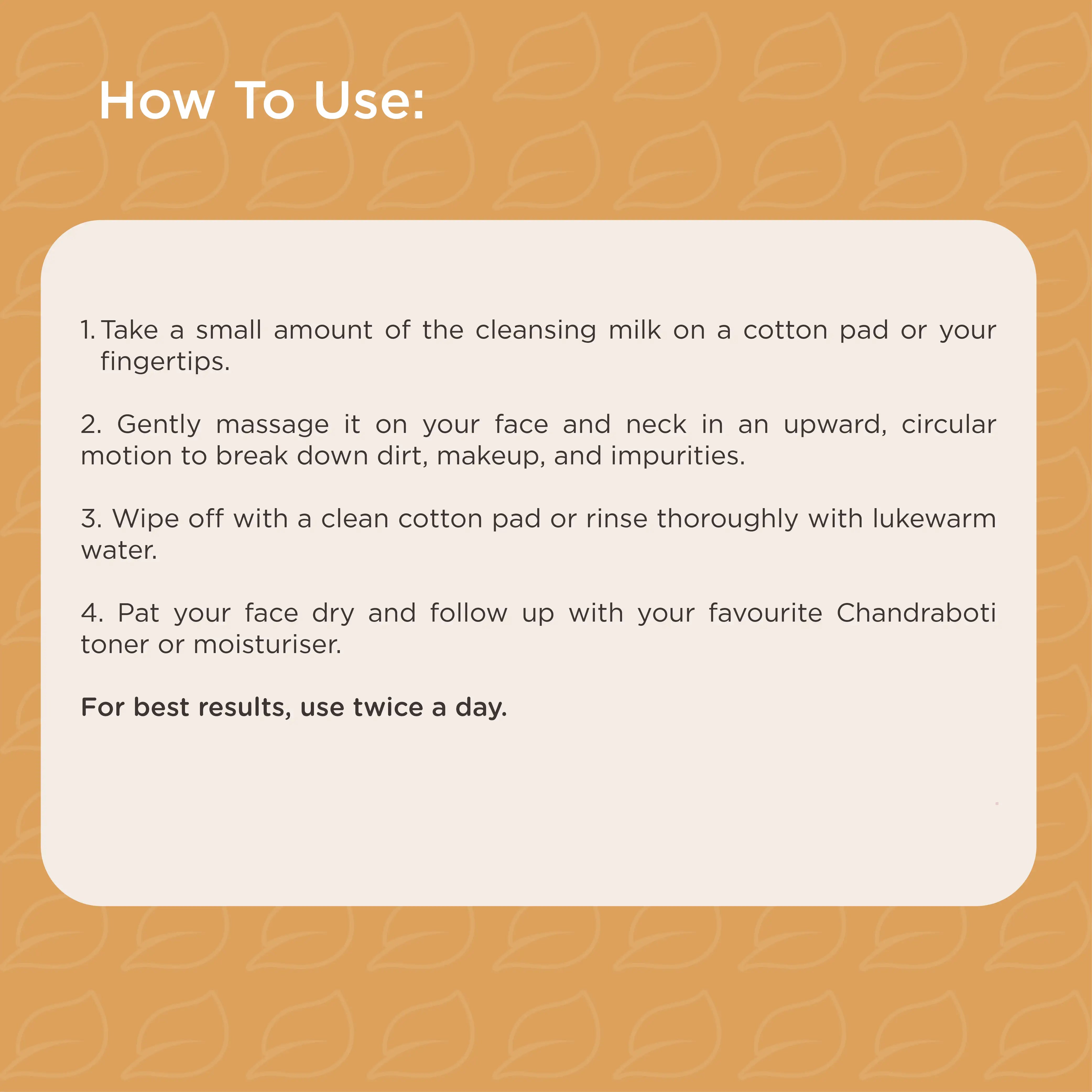 Chandraboti Rice Water & Almond Cleansing Milk 100ML