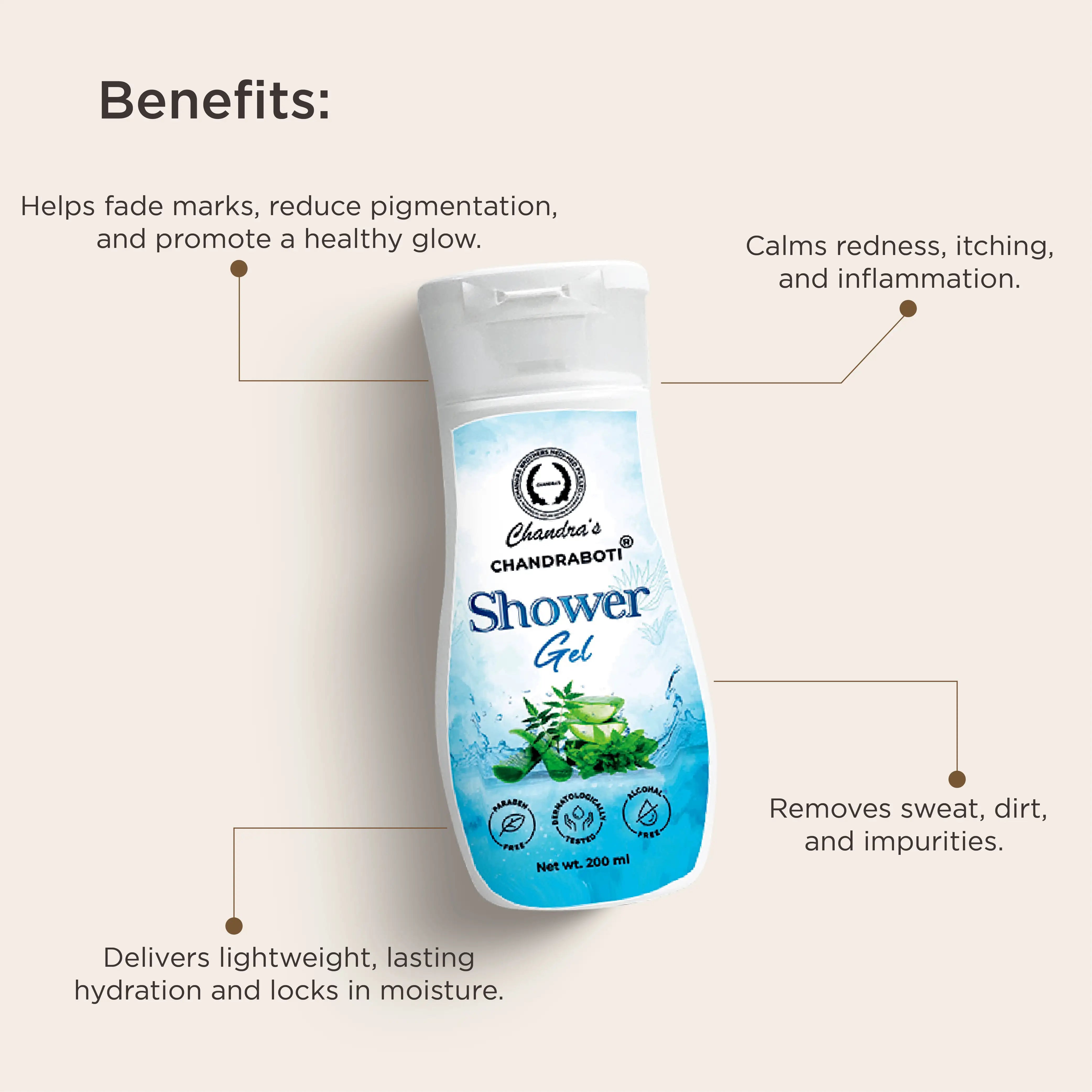 Chandraboti Shower Gel 200ML