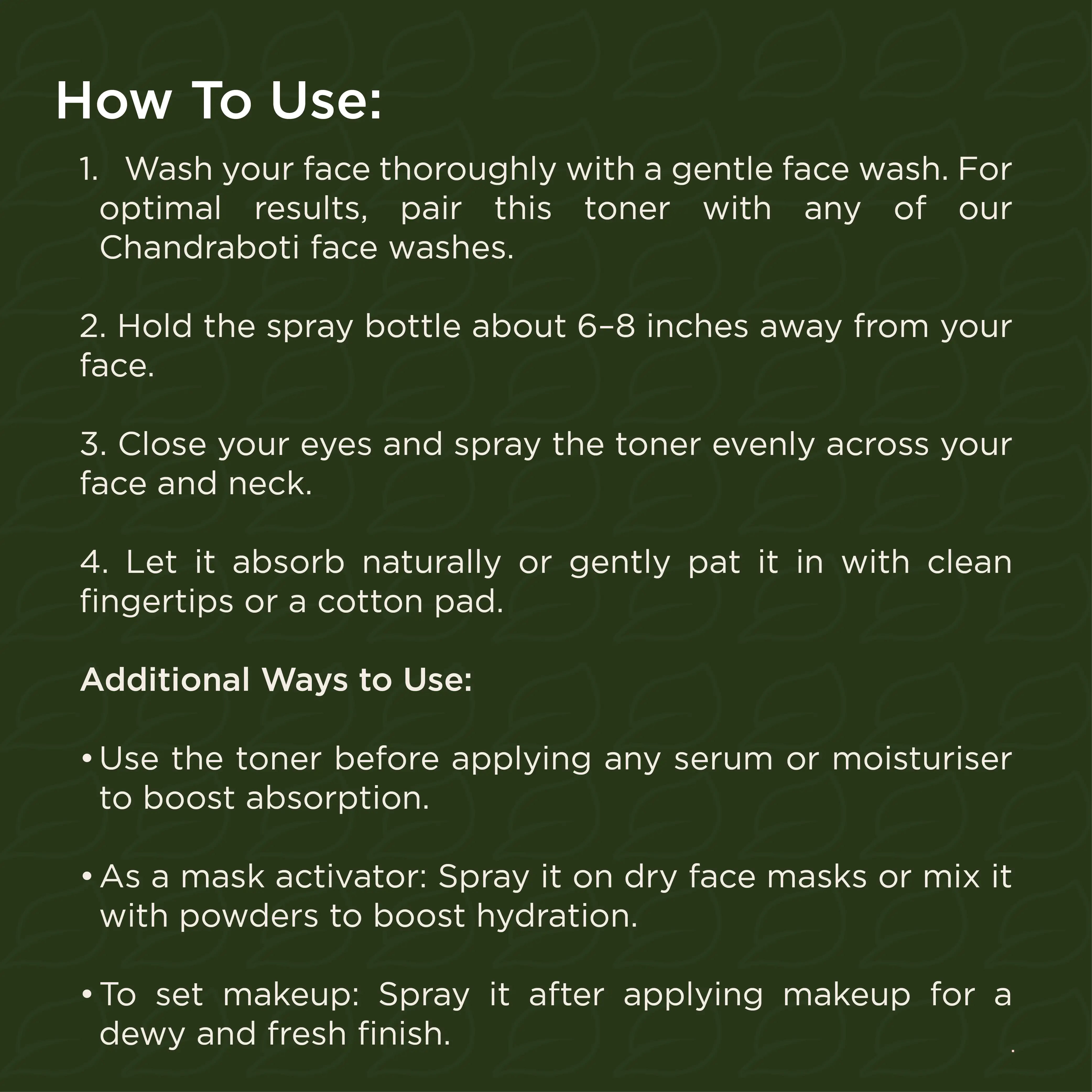 Green Tea Toner 120ML