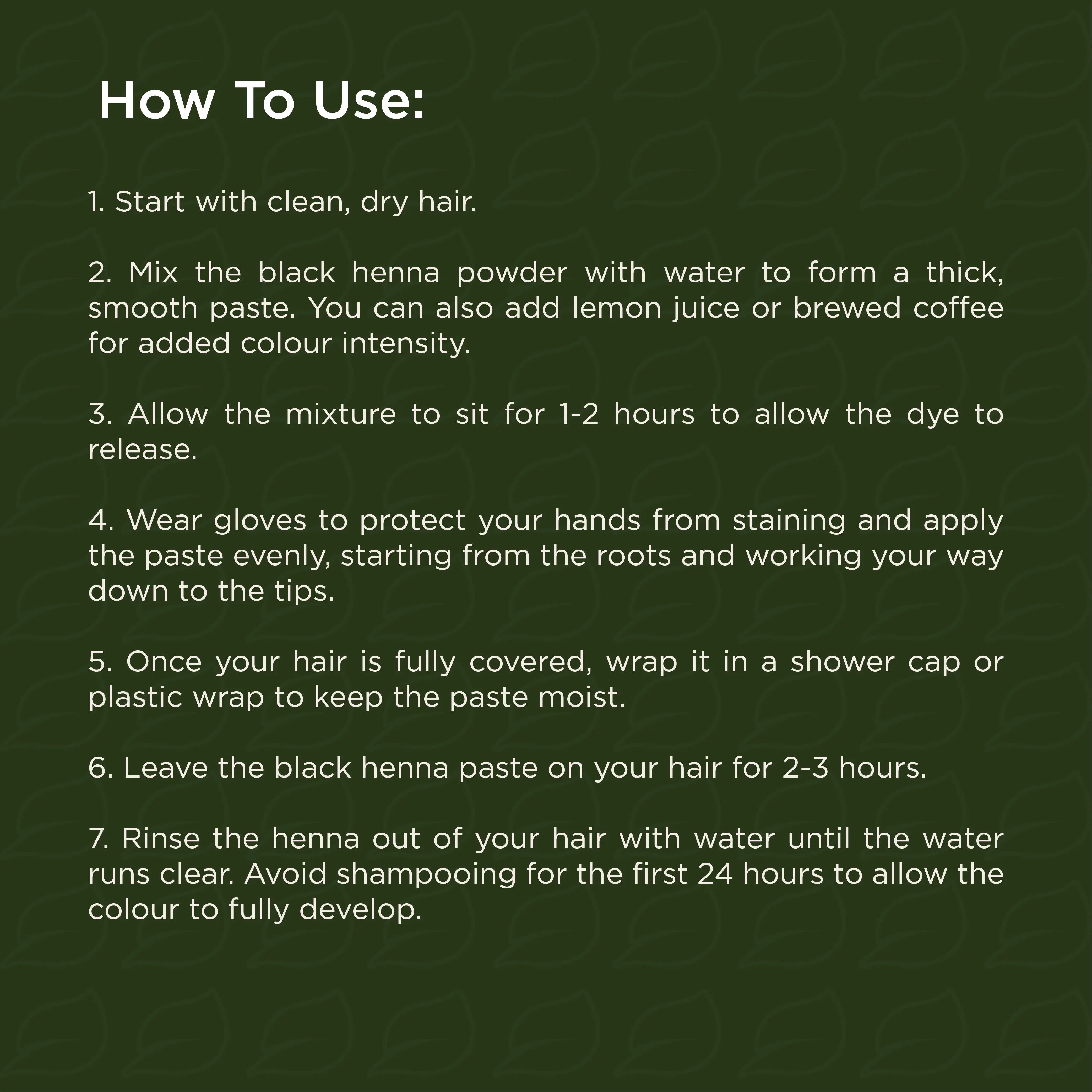 Herbal Black Henna 30gm (5 Pcs)