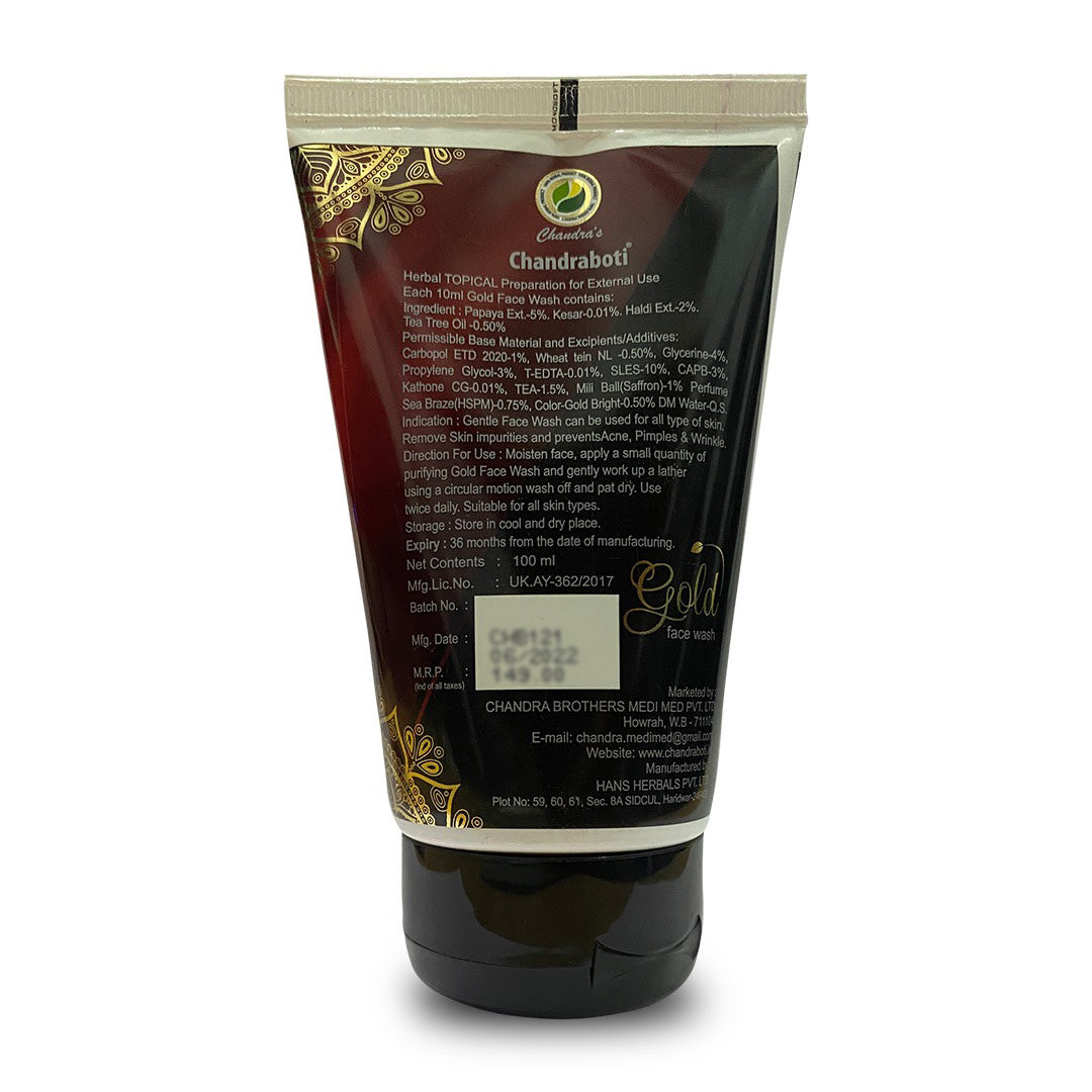 Chandraboti Gold Facewash 100ML