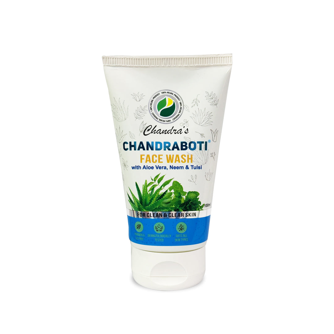 chandraboti neem and tulsi face wash