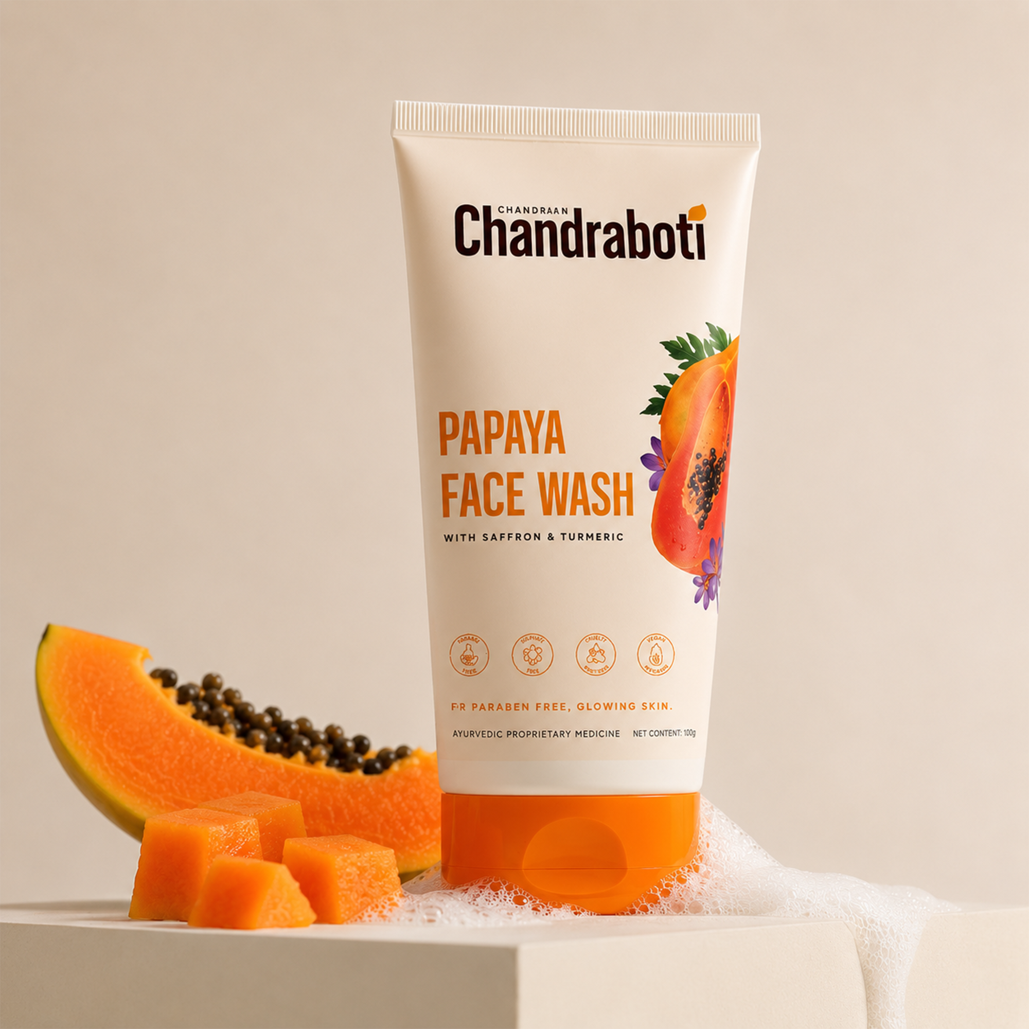 Chandraboti Papaya Face Wash 120ML