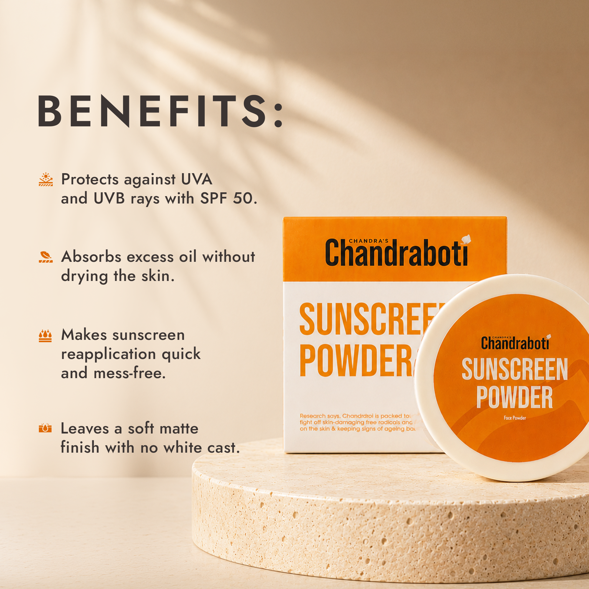 Chandraboti Sunscreen Powder 35ML