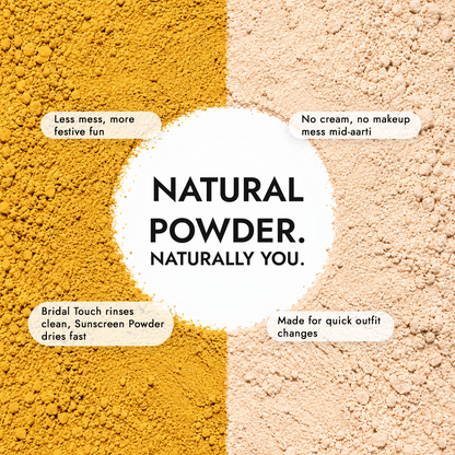 Sunscreen powder and Bridal touch Combo