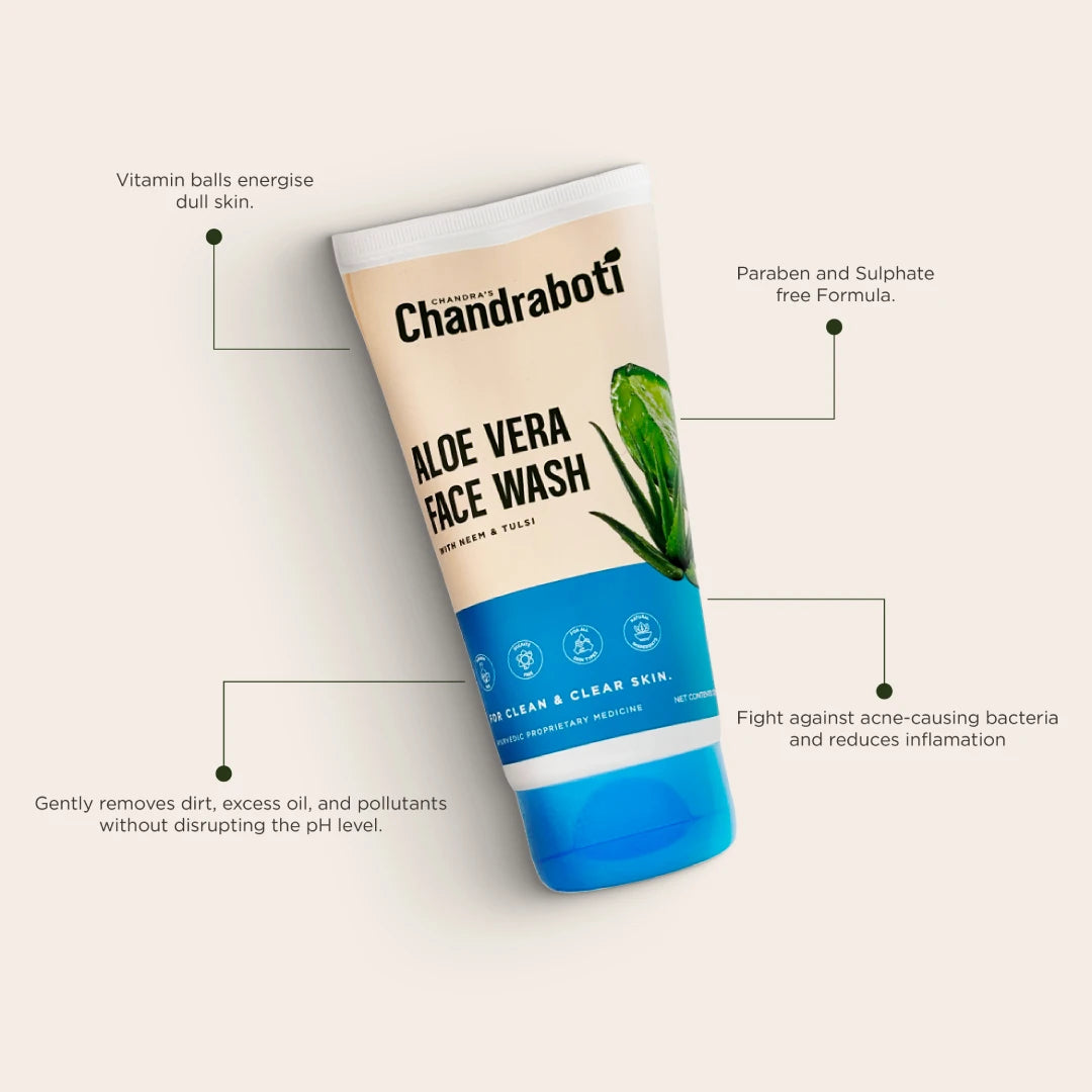 Chandraboti Aloe Vera Face Wash