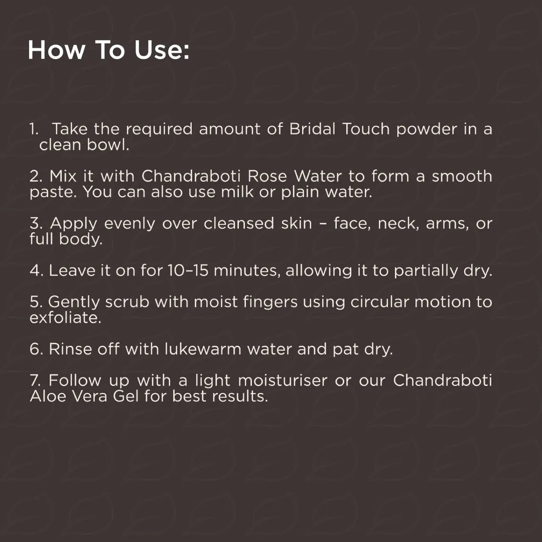 Bridal Touch Body & Face Pack