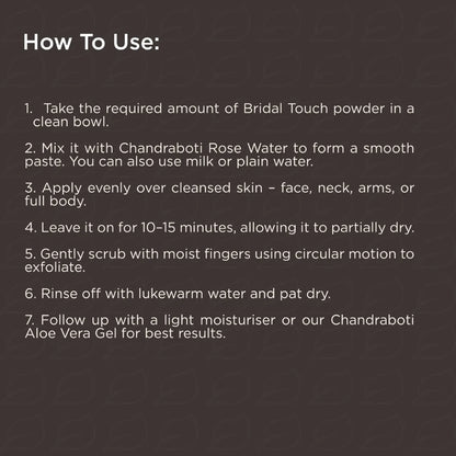 Bridal Touch Body & Face Pack