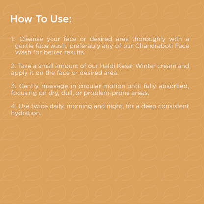 Haldi Kesar Winter Cream with SPF