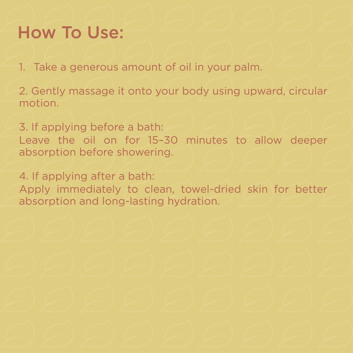 Body Massage Oil (Buy 1 Get 1 Free)