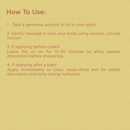 Body Massage Oil (Buy 1 Get 1 Free)
