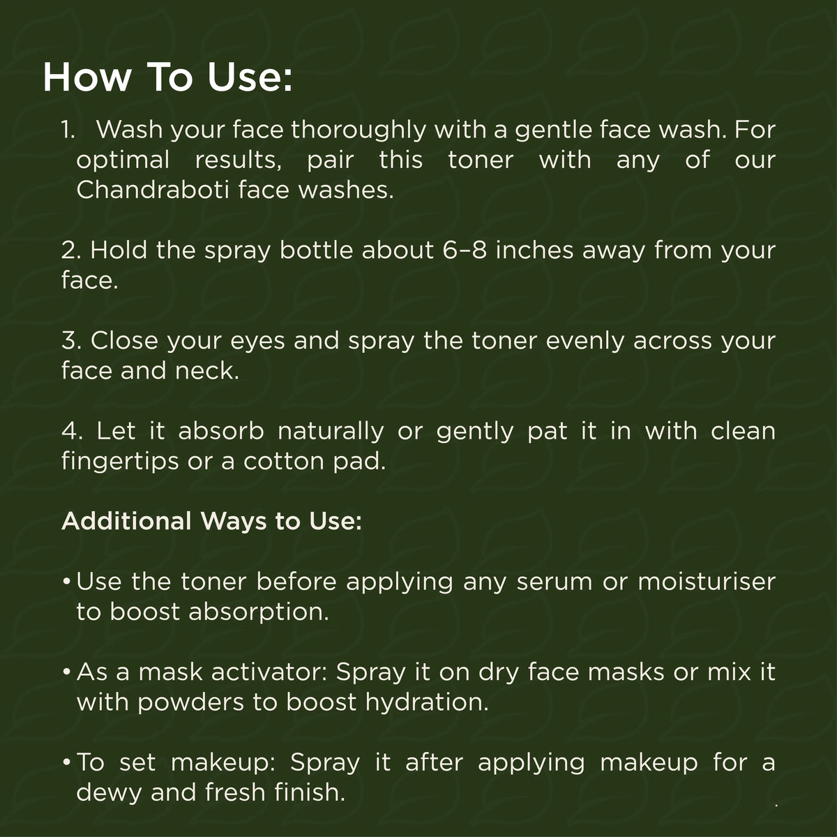 Green Tea Toner