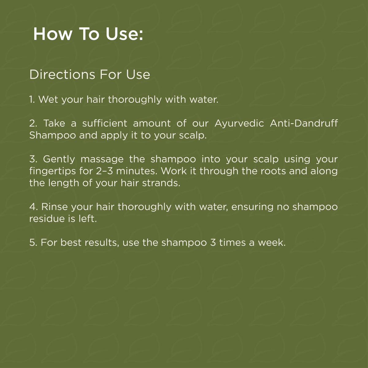 Anti-Dandruff Shampoo
