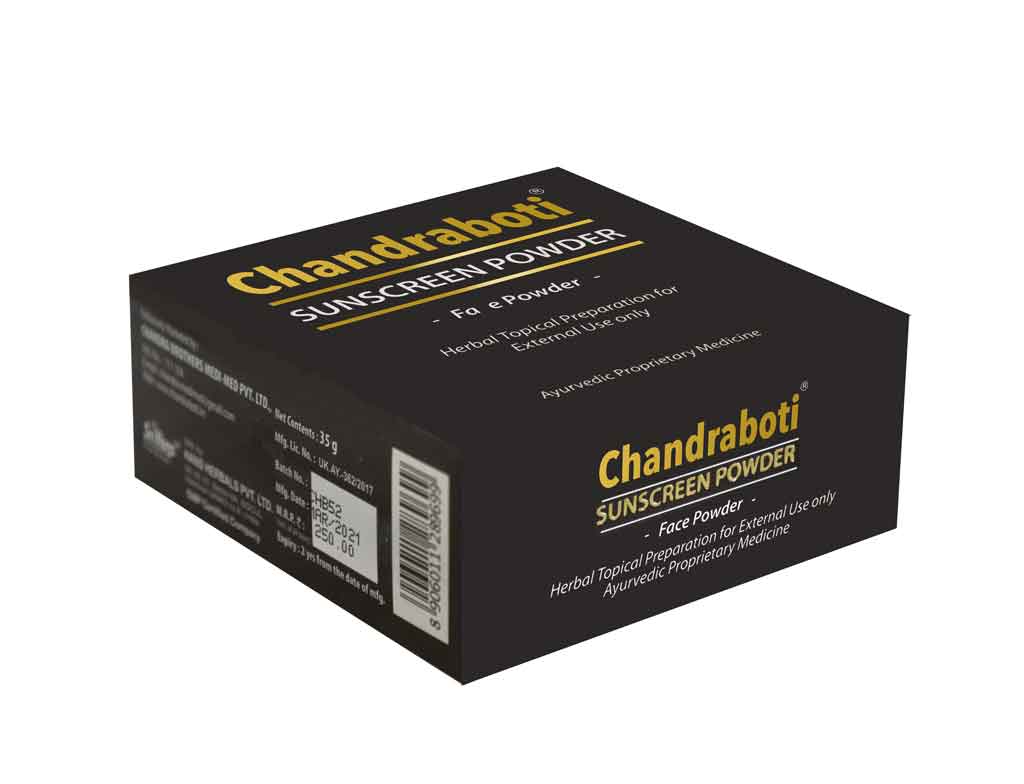 chandraboti sunscreen powder